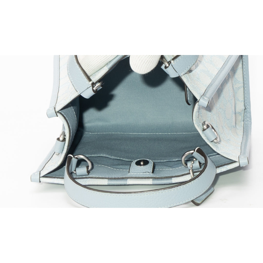 Coach Dempsey 22 in Signature Jacquard Tote