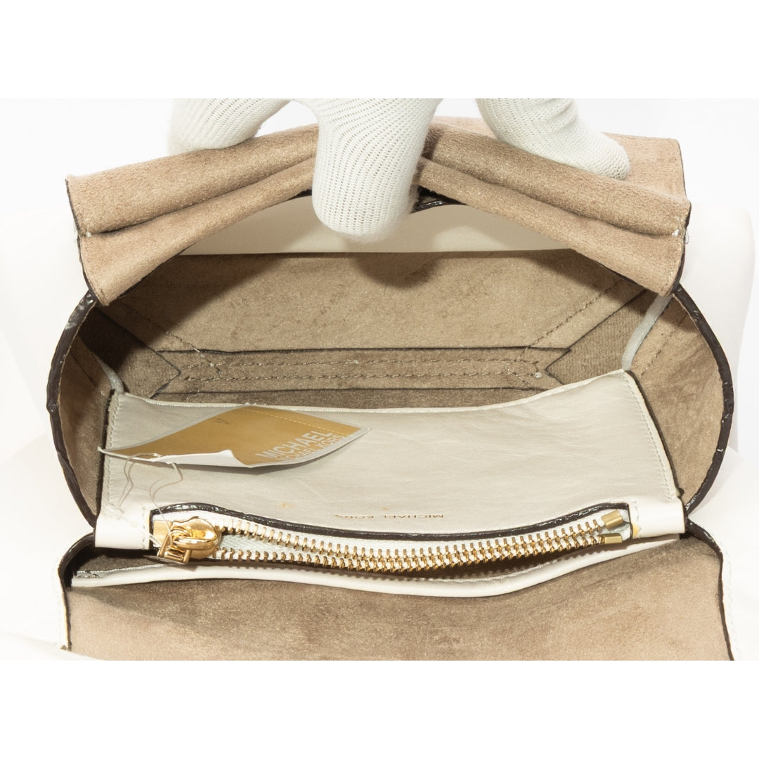 Michael Kors Optic White Cece Medium Shoulder Bag