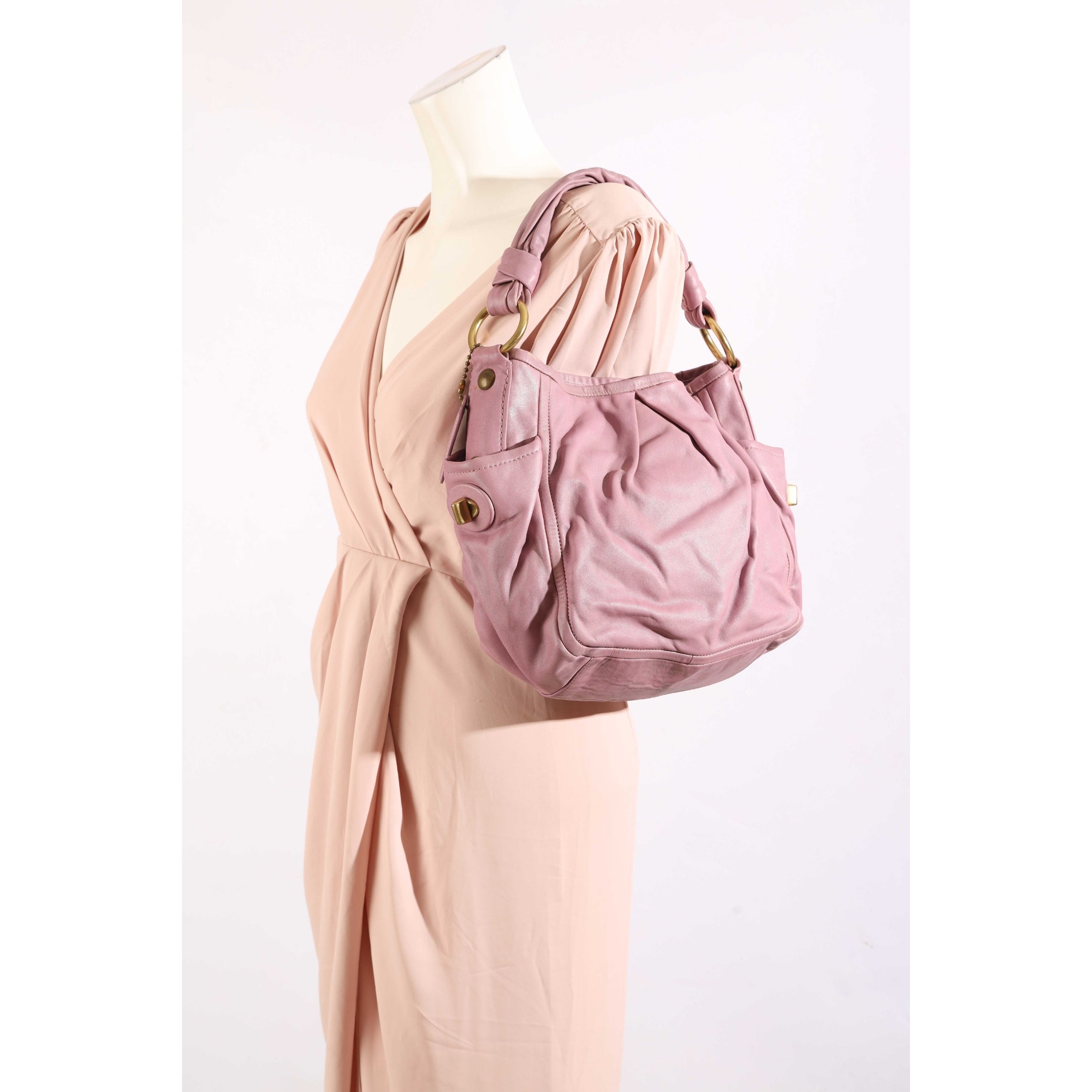 Coach Pink Hobo Shoulder Bag