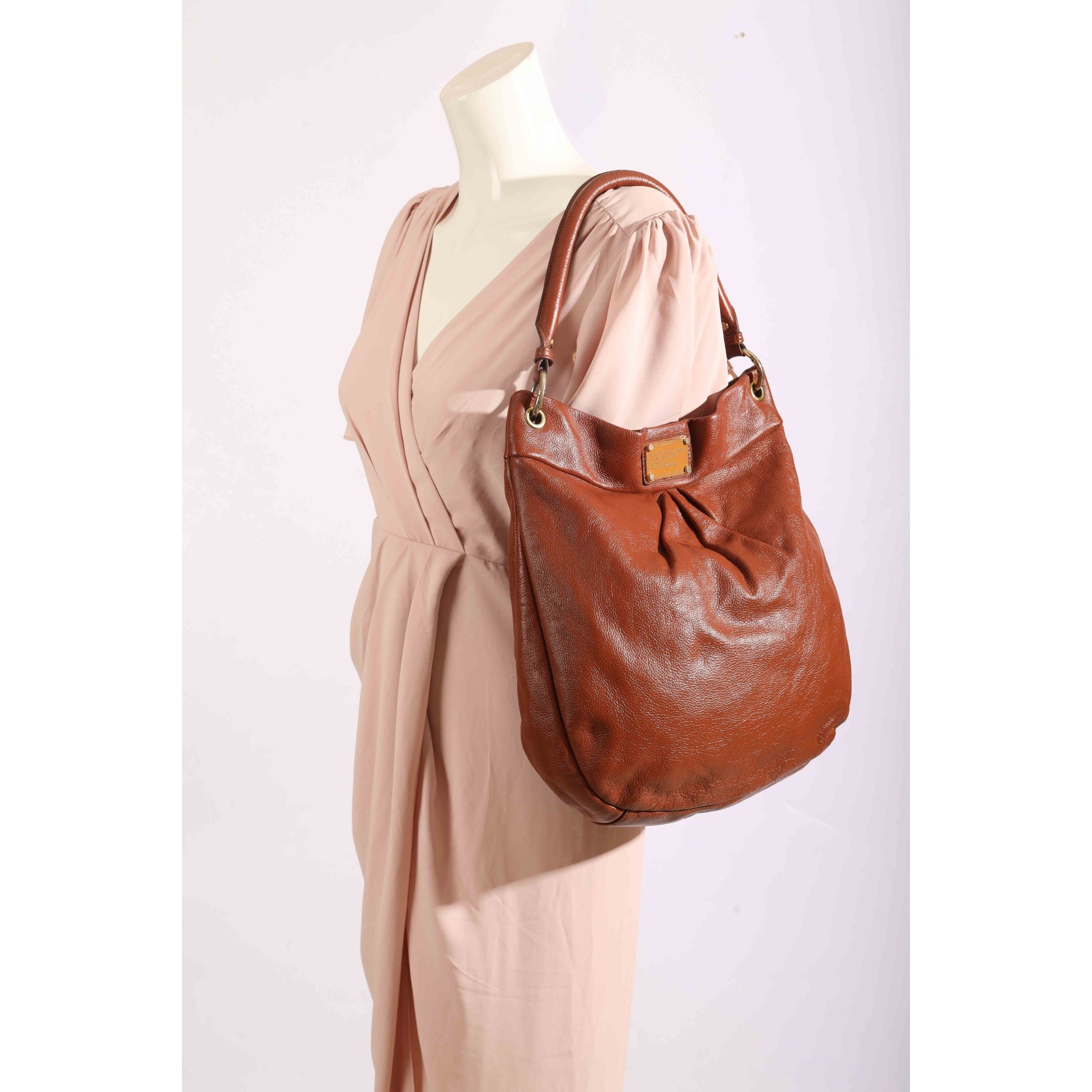 Marc Jacobs Almond Classic Q Hillier Hobo Bag