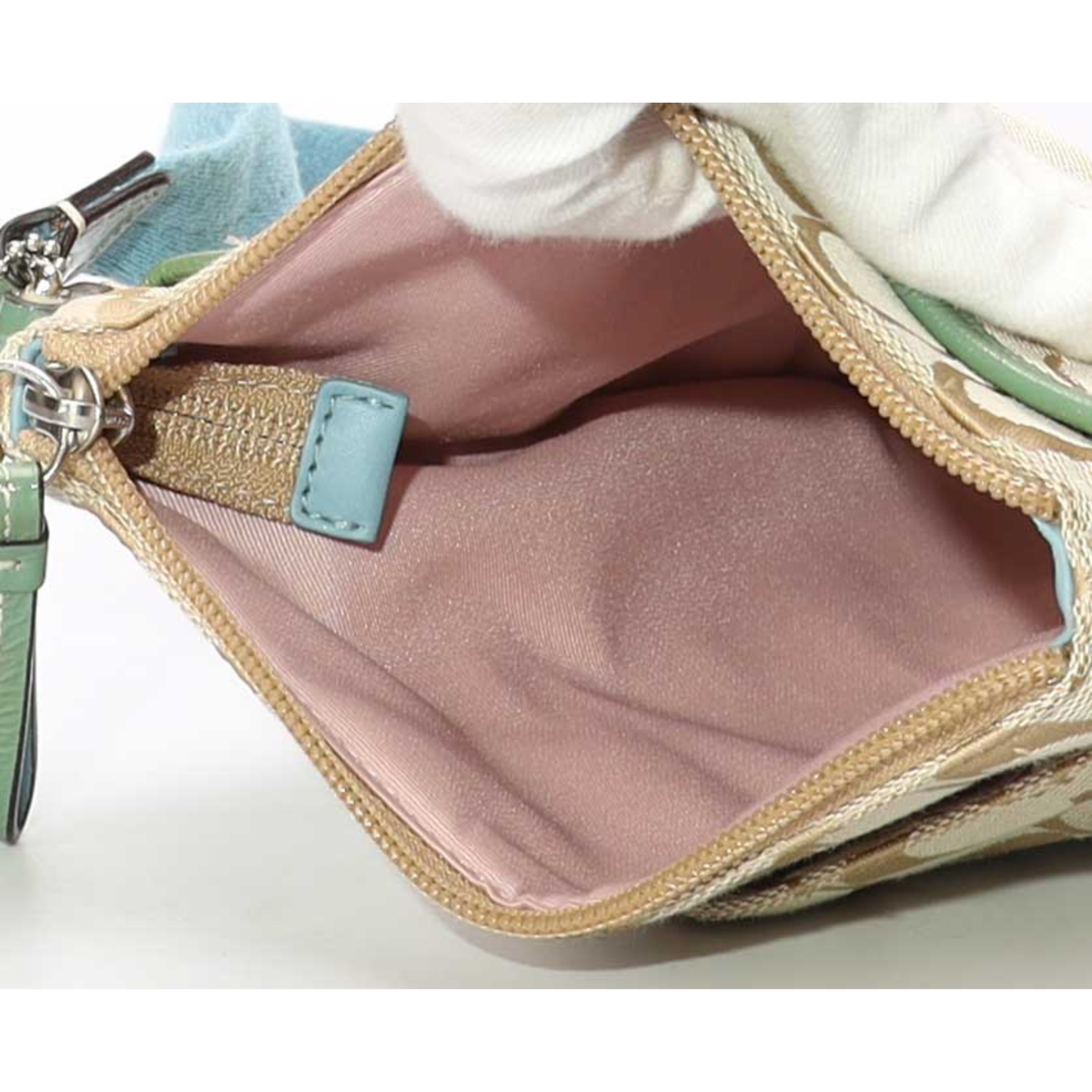 Coach Multicolor Signature Messenger Bag