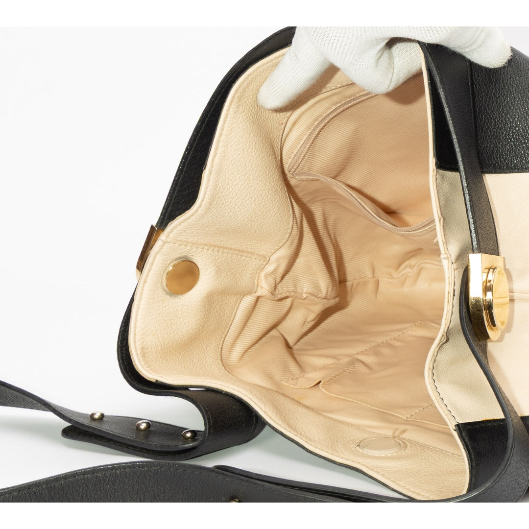 Furla Luna Multi-Panel Hobo Messenger Bag