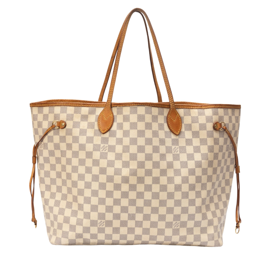 Louis Vuitton Damier Azur Canvas Neverfull GM Bag