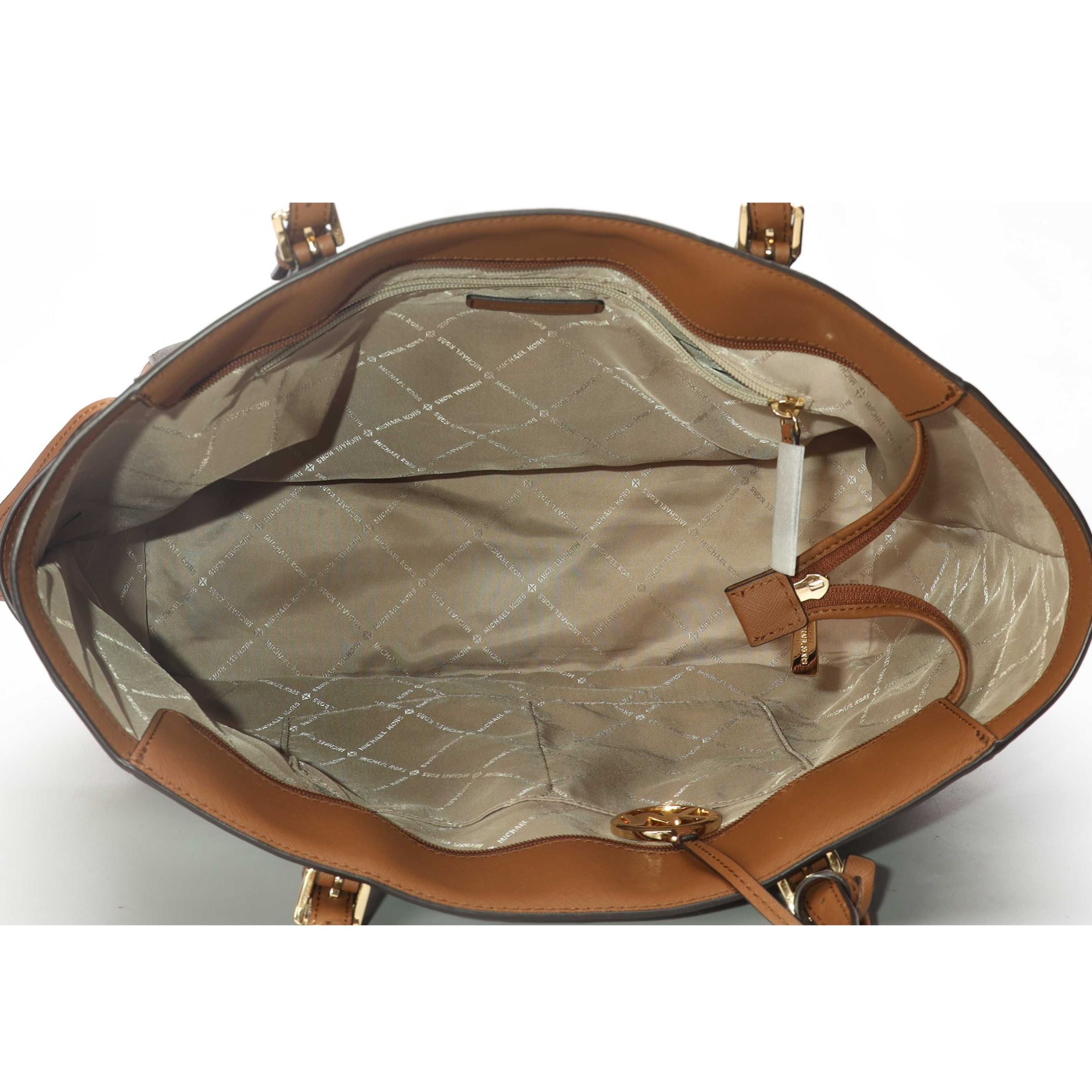 Michael Kors Gilly Logo Brown Tote