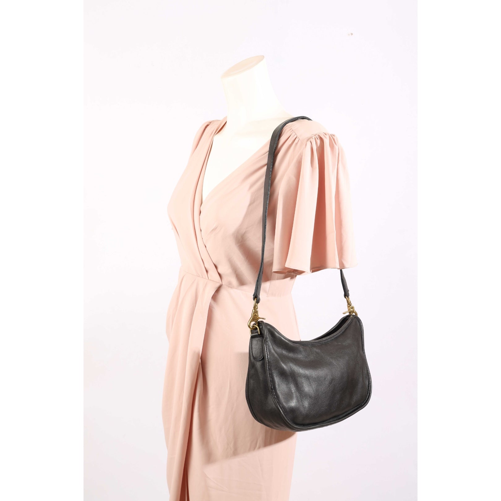 Coach Black Swinger Crossbody Bag