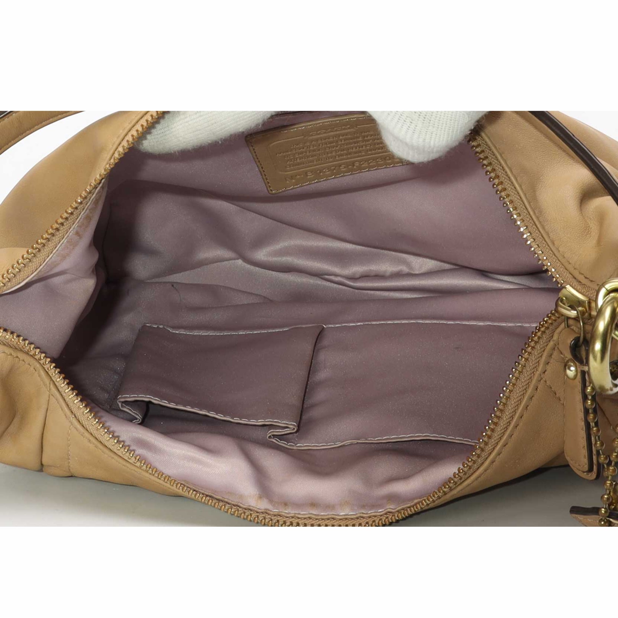 Coach Tan Kristin Hobo Shoulder Bag