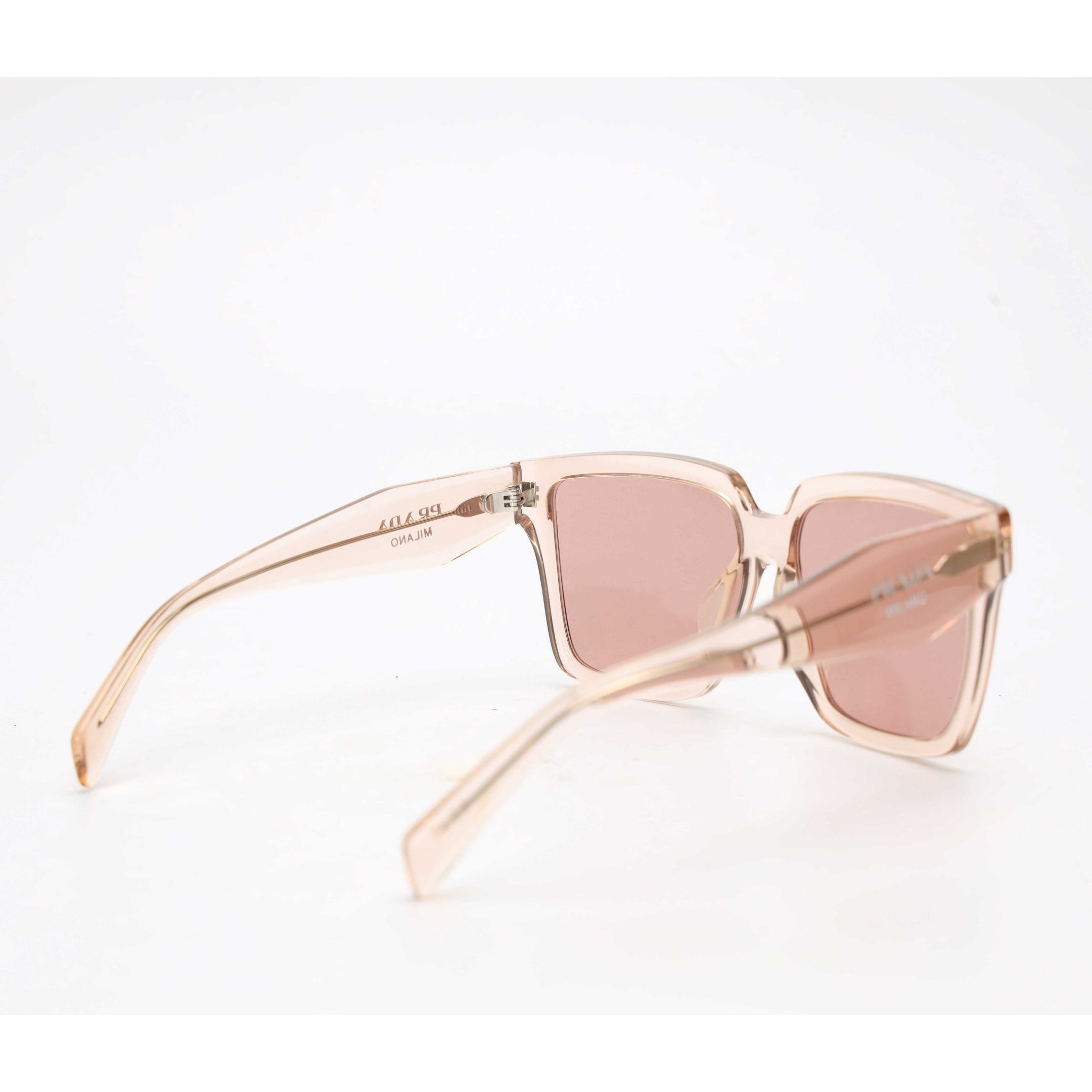 Prada Pink Acetate Wayfarer Sunglasses