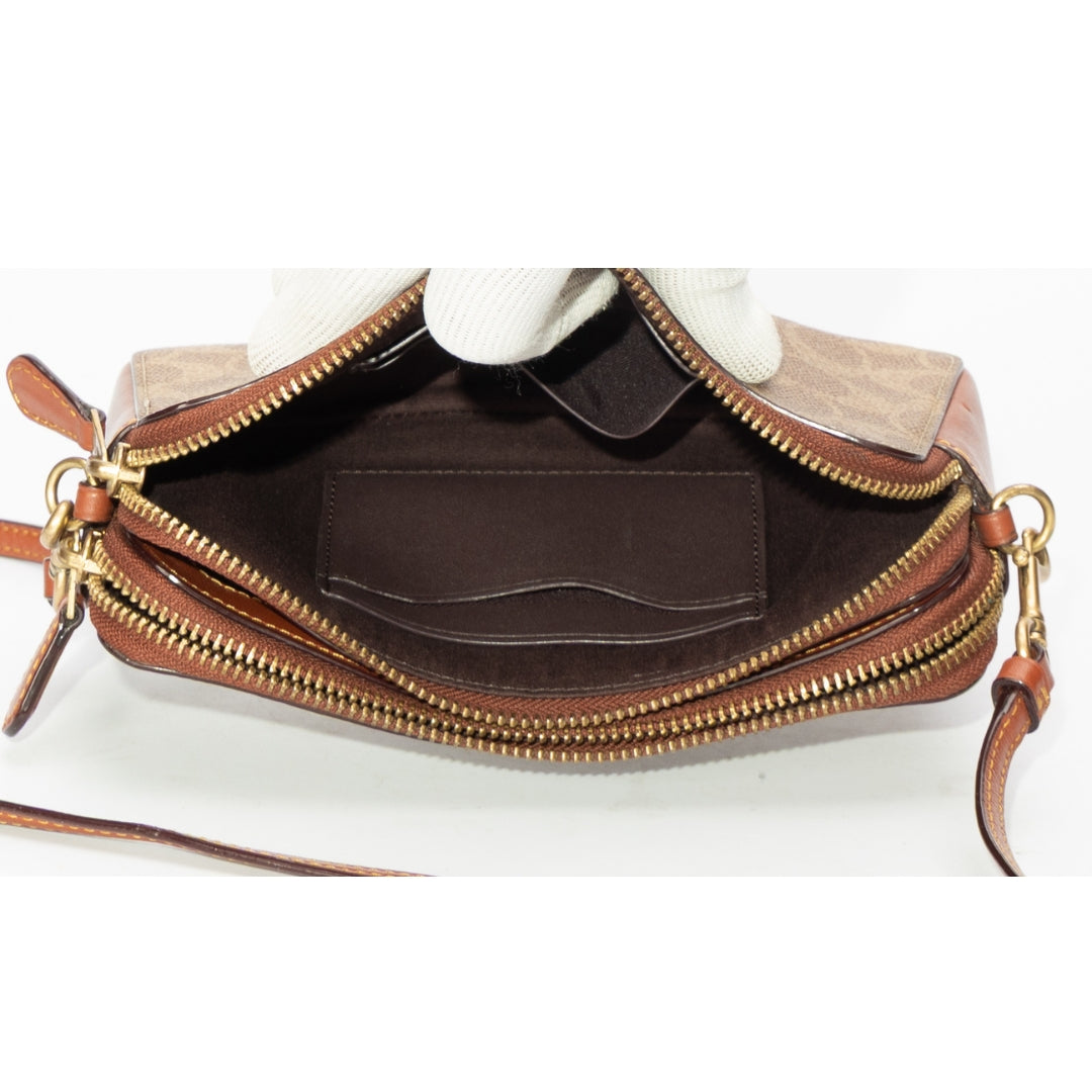 Coach Kira Colorblock Signature Canvas Crossbody Bag