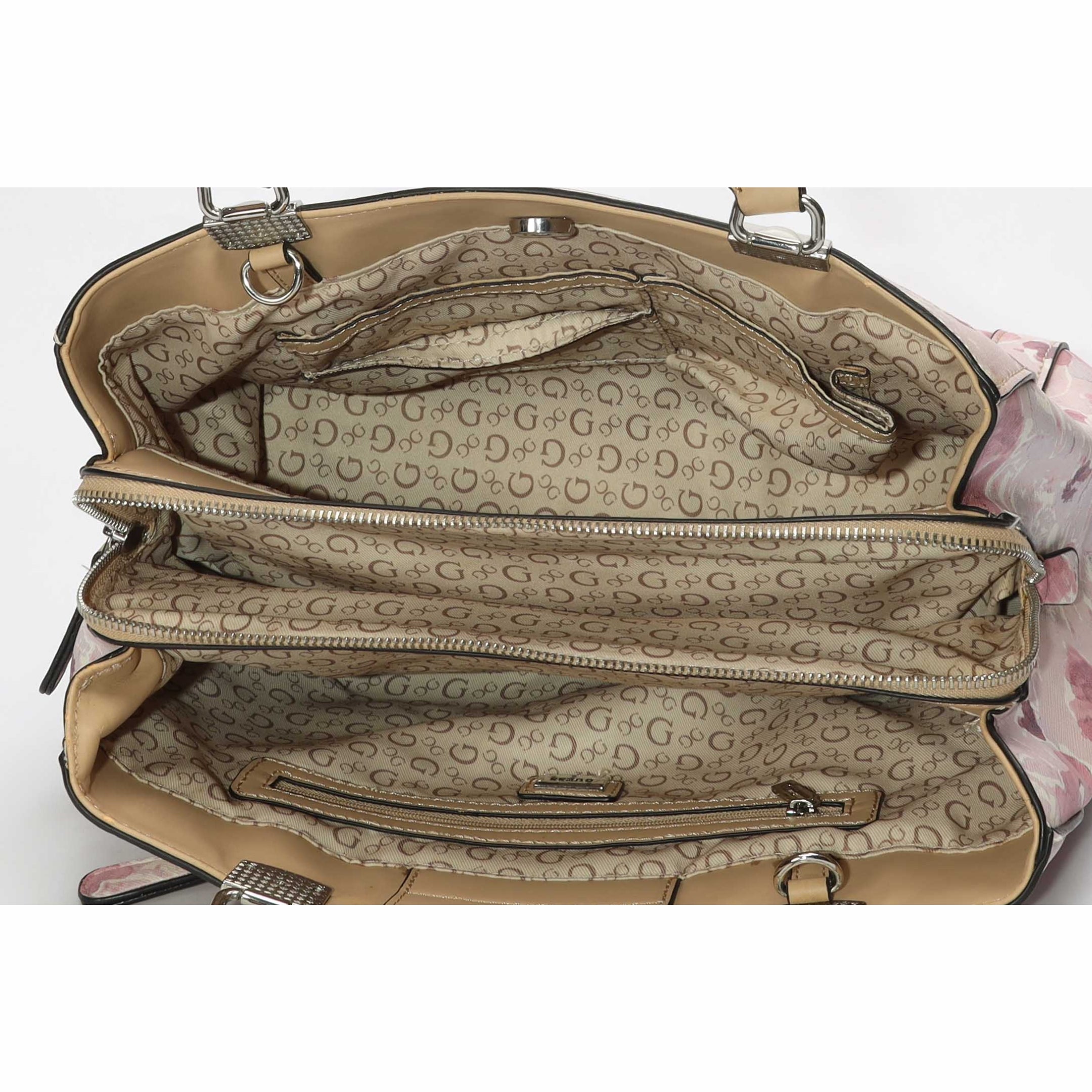 Guess Violet Floral Satchel