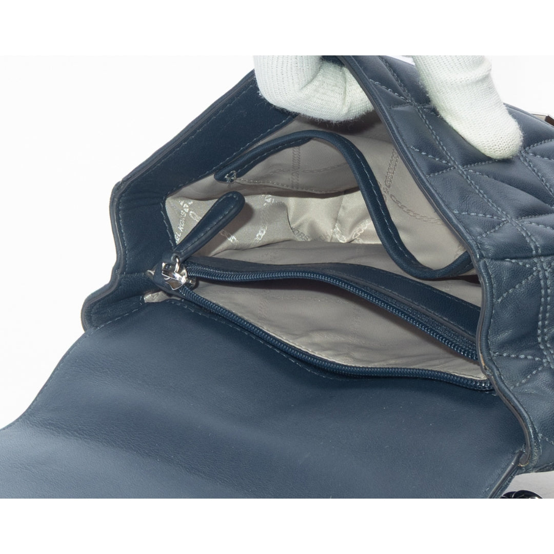 Michael Kors Sloan Navy Large Quilted Shoulder Bag