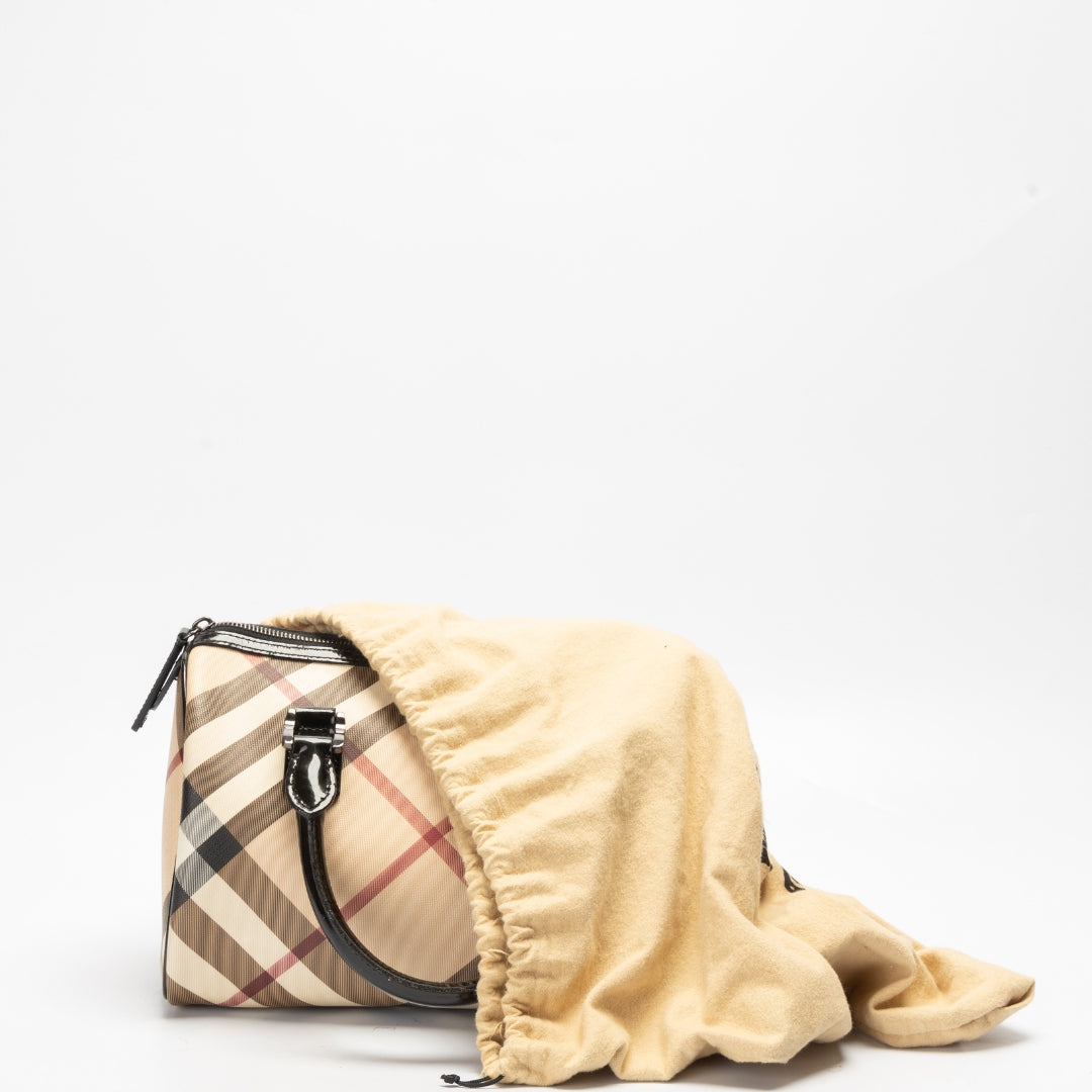 Burberry Nova Check Bowling Bag