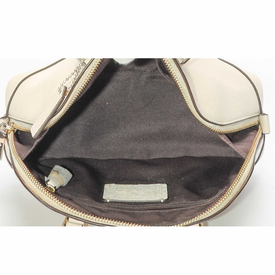 Coach White Sierra Dome Satchel