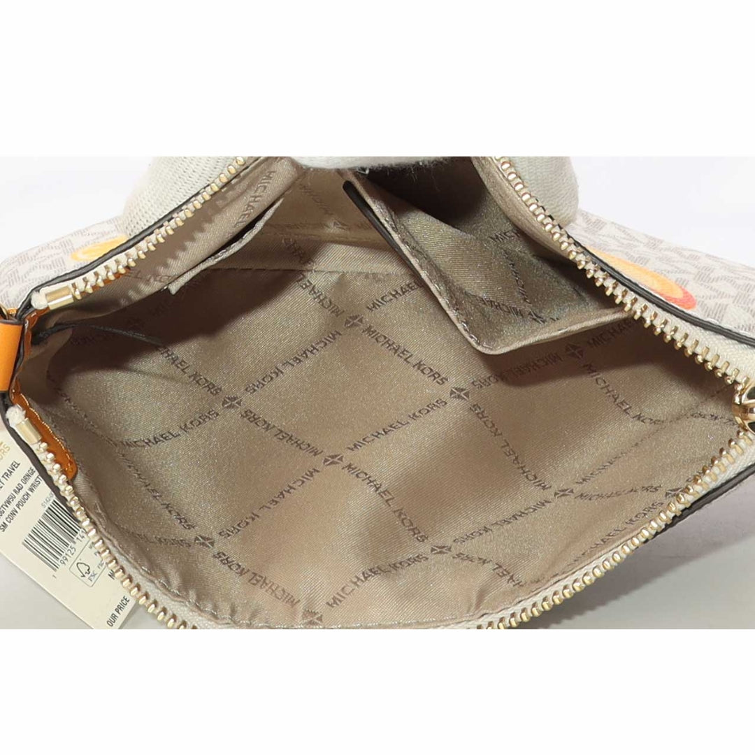 Michael Kors Jet Set Travel Small Printed Logo Wristlet