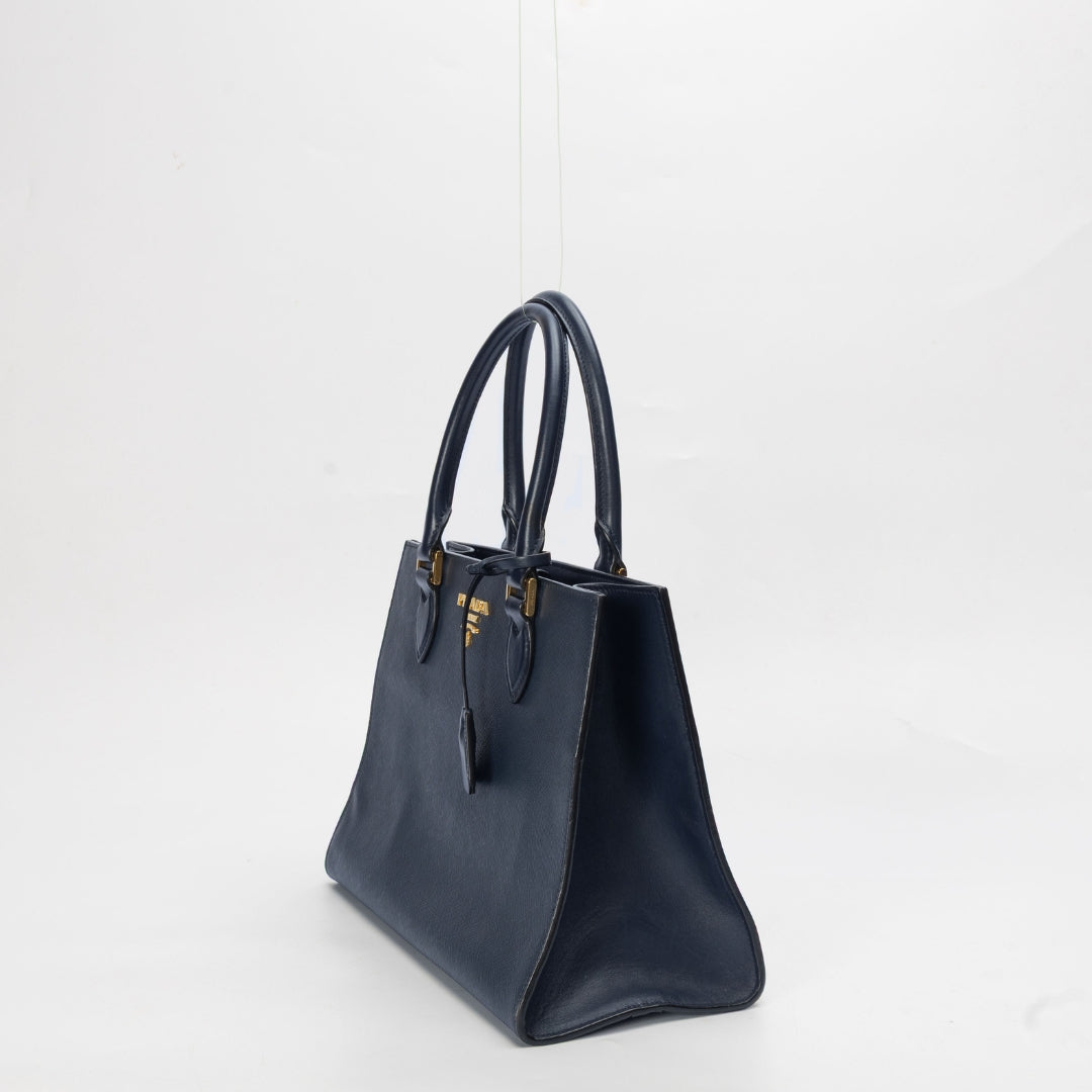 Prada Saffiano Leather Convertible Satchel