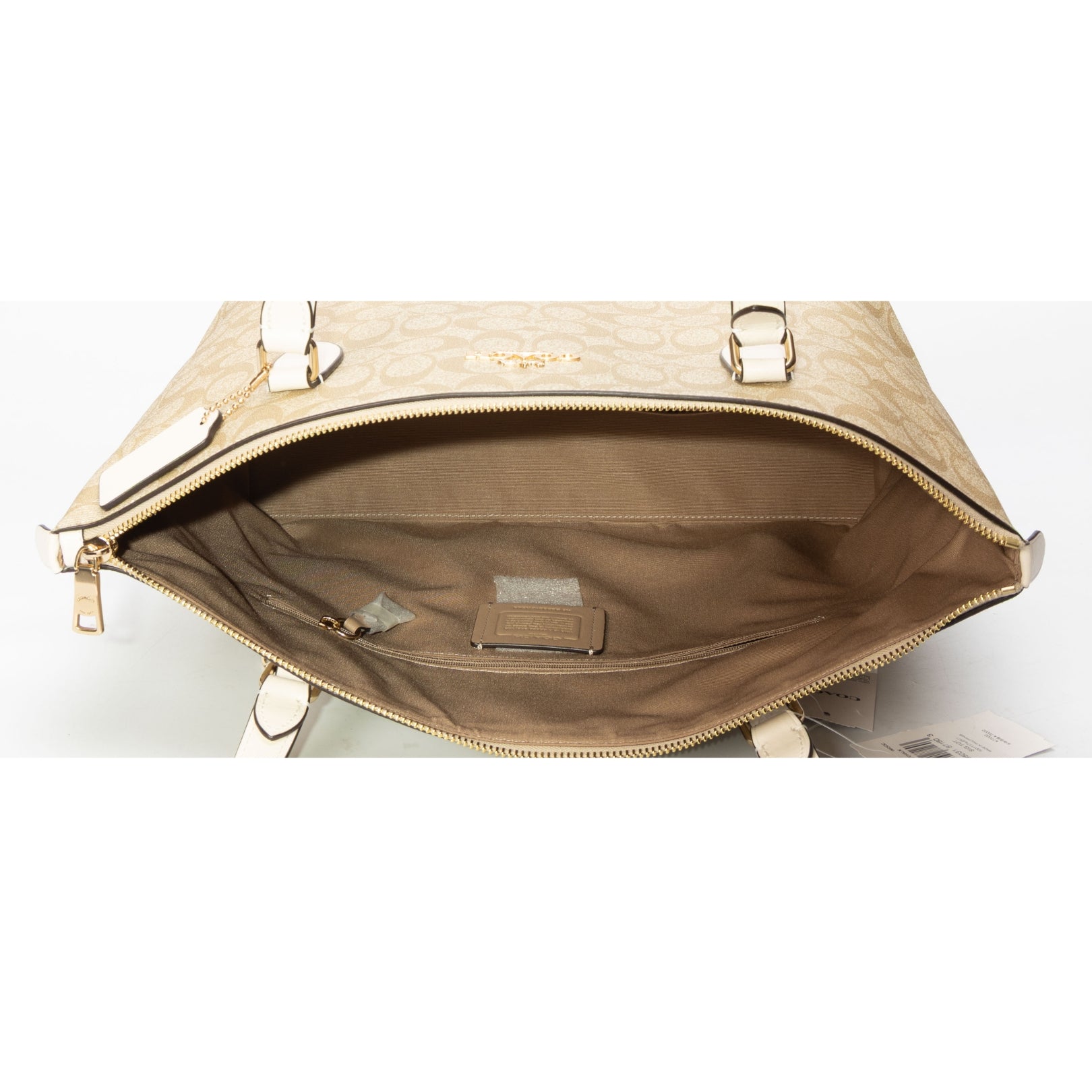 Coach Gallery  Beige Medium Tote Bag