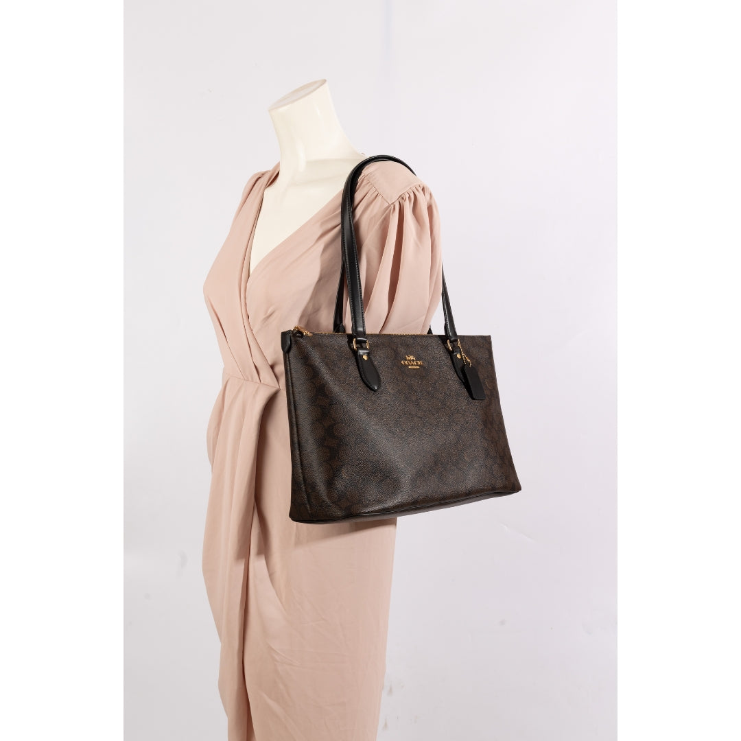 Coach Gallery Tote Bag In Signature Canvas
