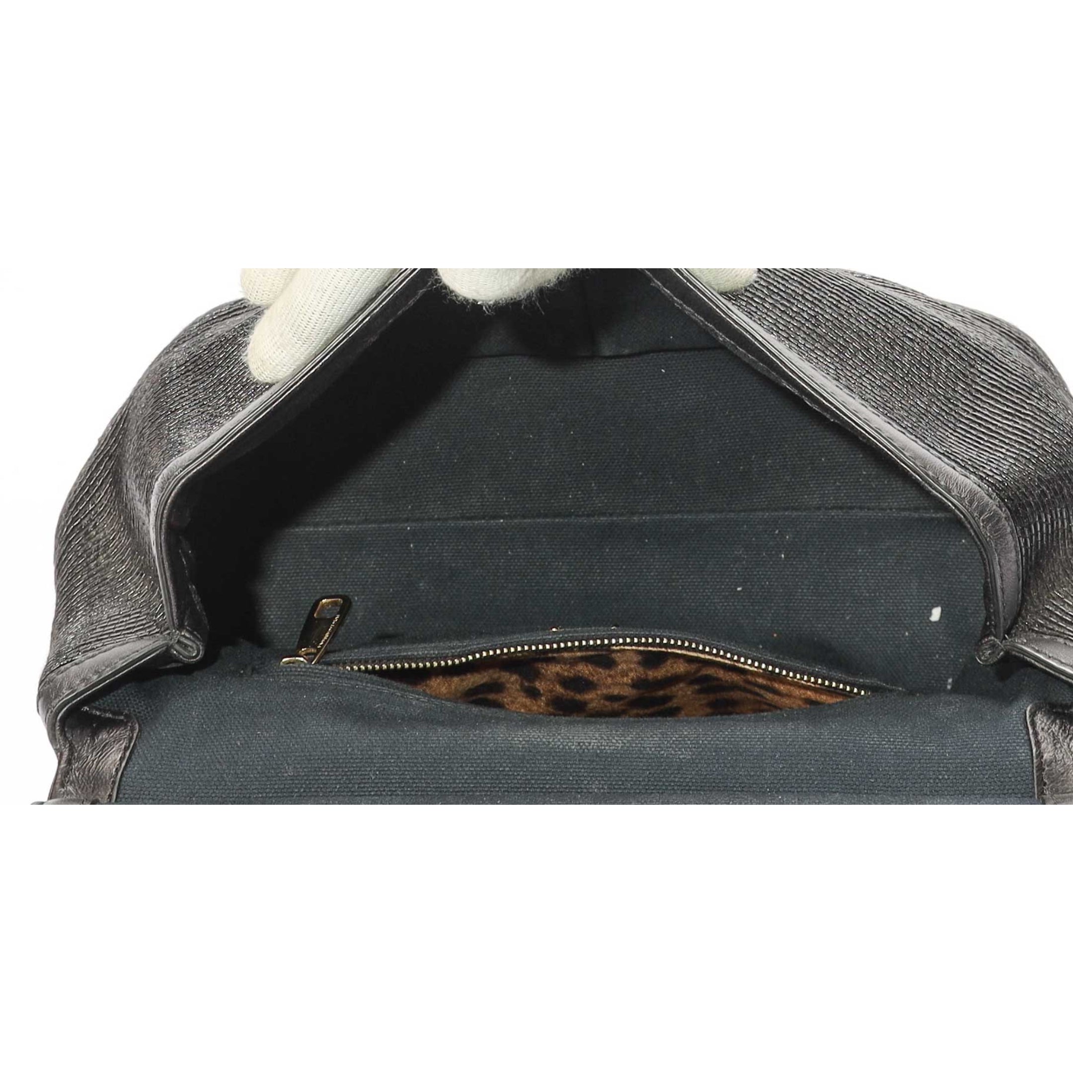 Dolce & Gabbana Black Miss Sicily Top Handle Bag