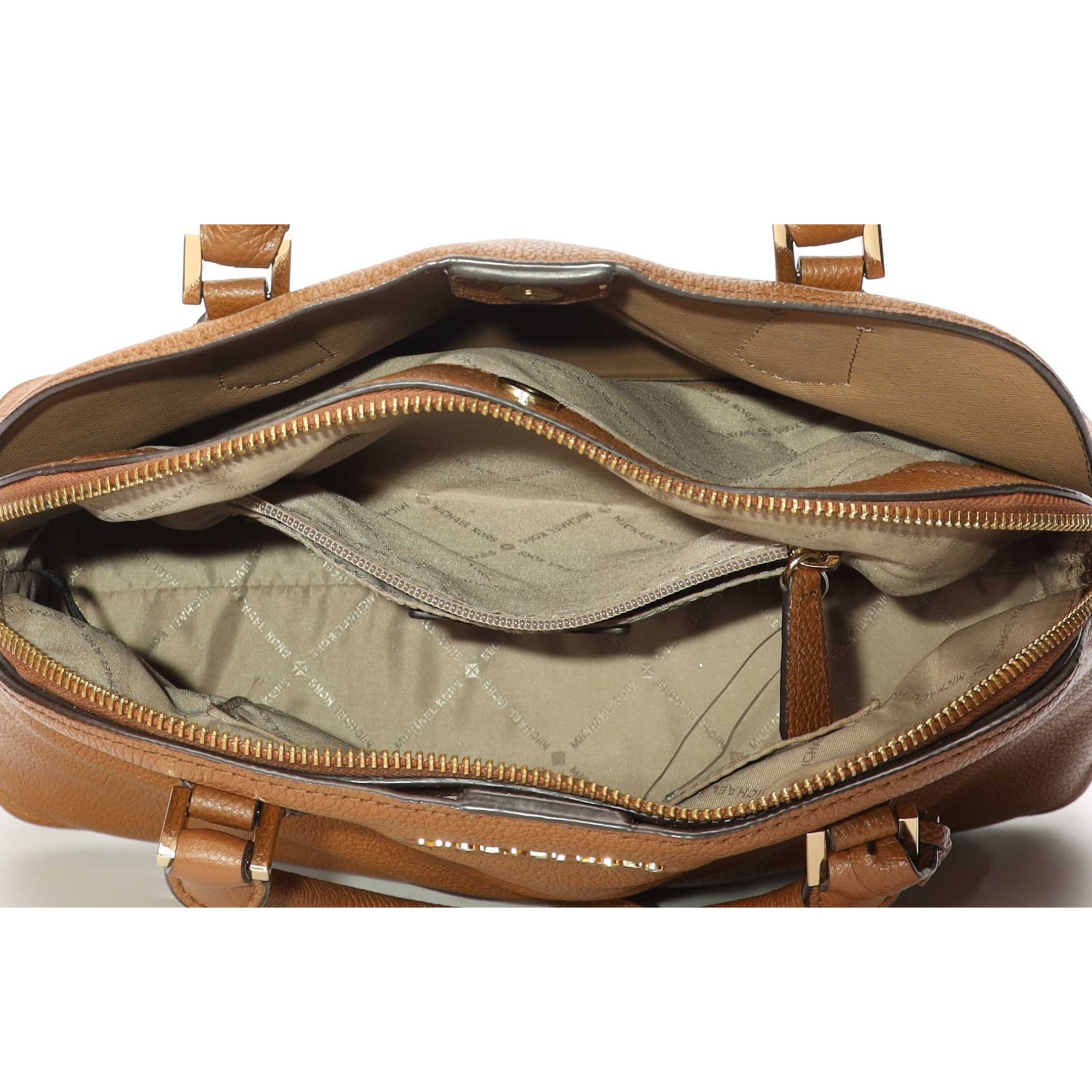 Michael Kors Tan Dome Convertible Satchel