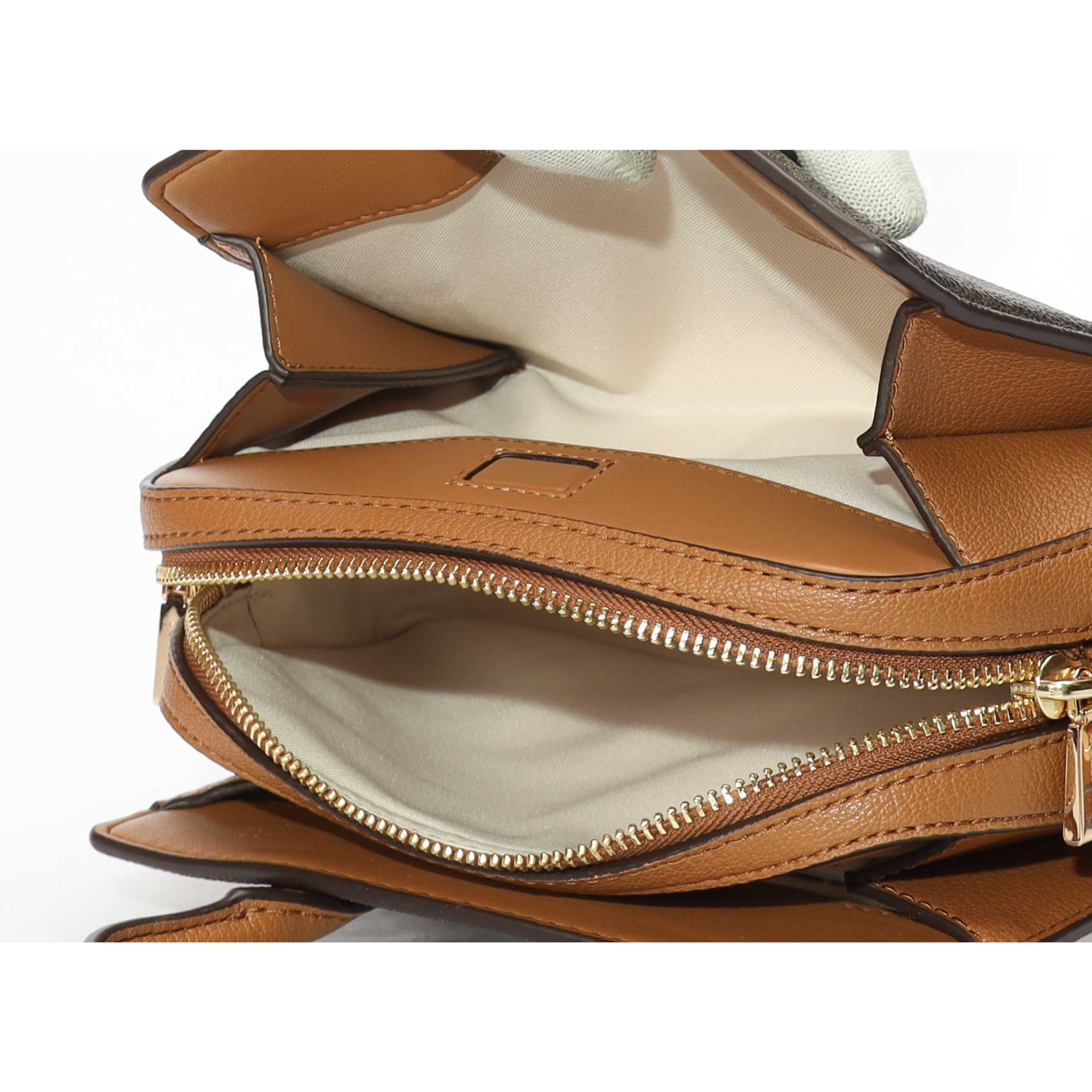 Michael Kors Laila Brown Convertible Satchel
