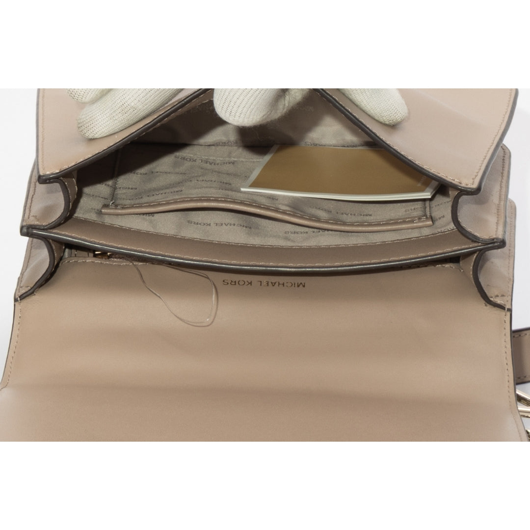 Michael Kors Beige Mott Crossbody Bag