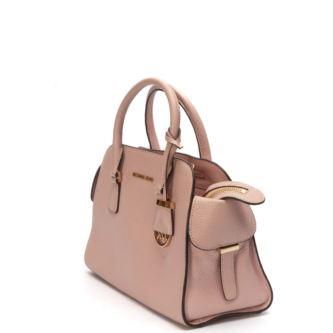 Michael Kors Pink Leather Gia Satchel