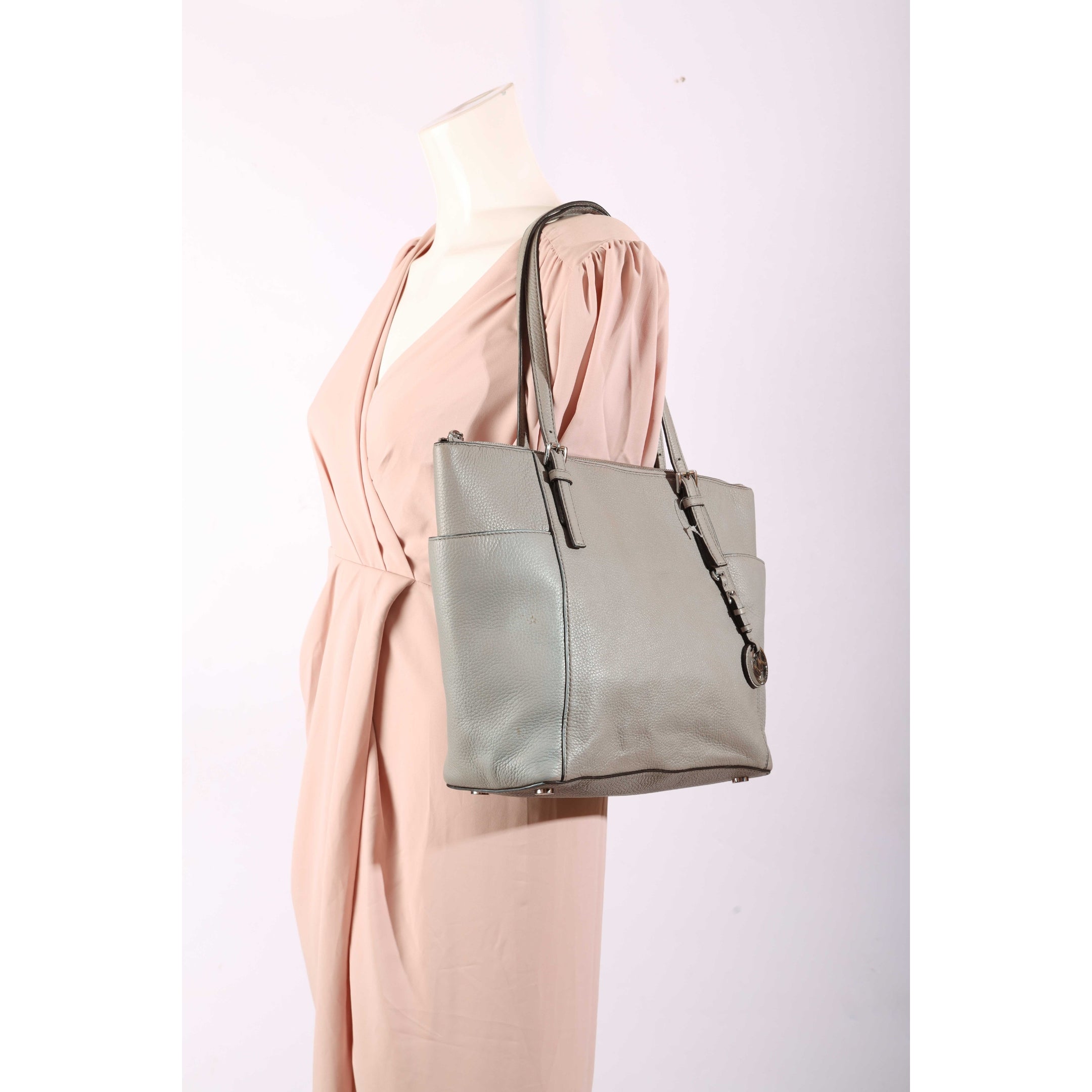 Michael Kors Grey Jet Set Large Tote