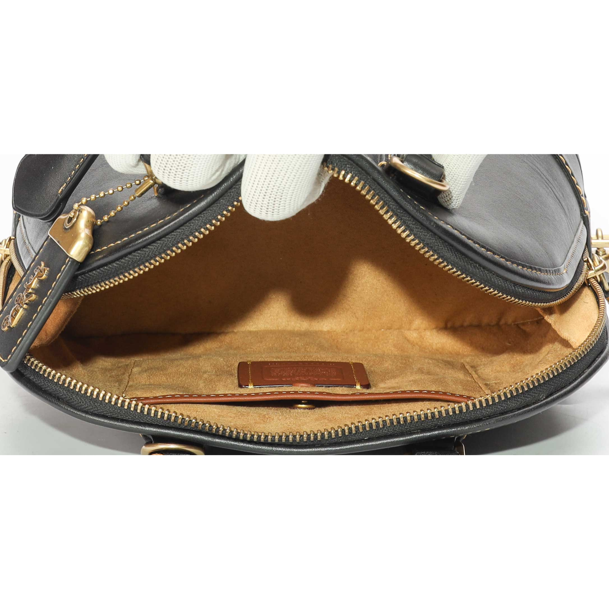 Coach Black Revel Satchel