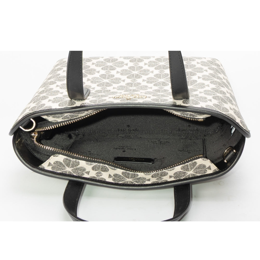 Kate Spade Flower Black & White Satchel