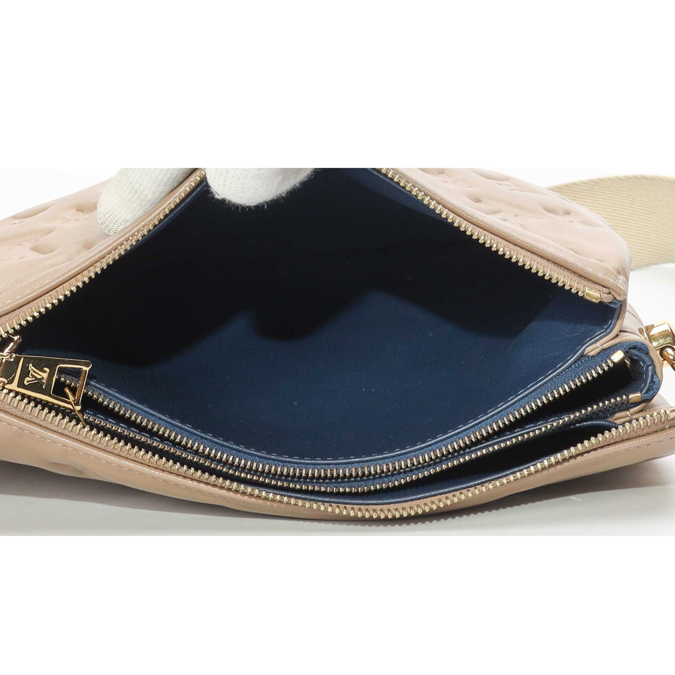 Louis Vuitton Taupe Monogram Coussin PM Bag