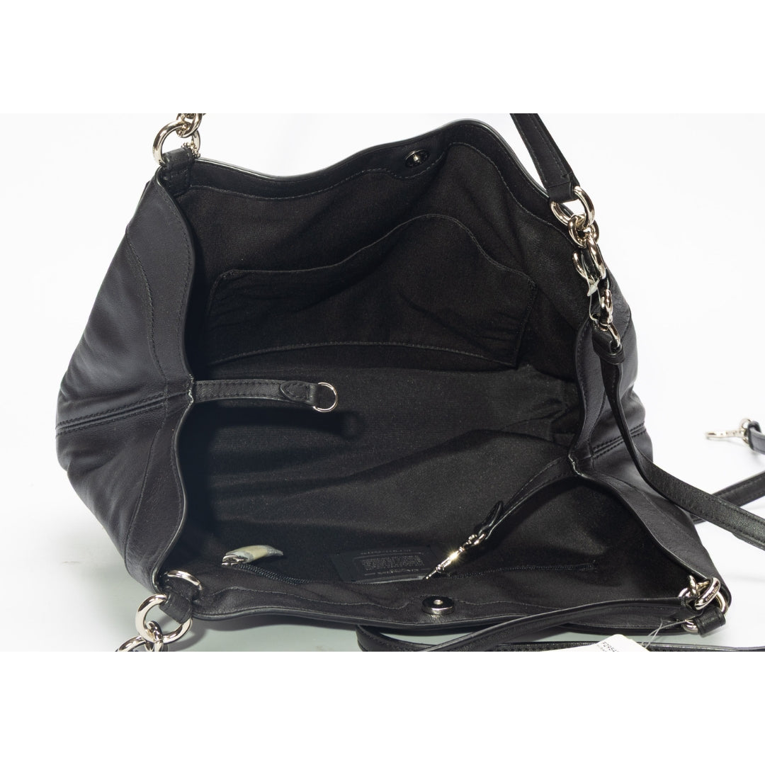 Coach Black Lexy Signature Jacquard Shoulder Bag