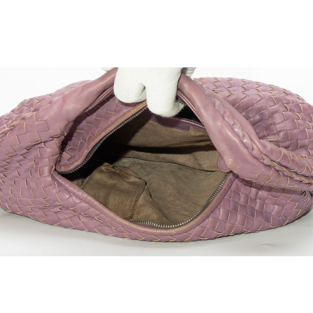 Bottega Veneta Intrecciato Leather Hobo Bag