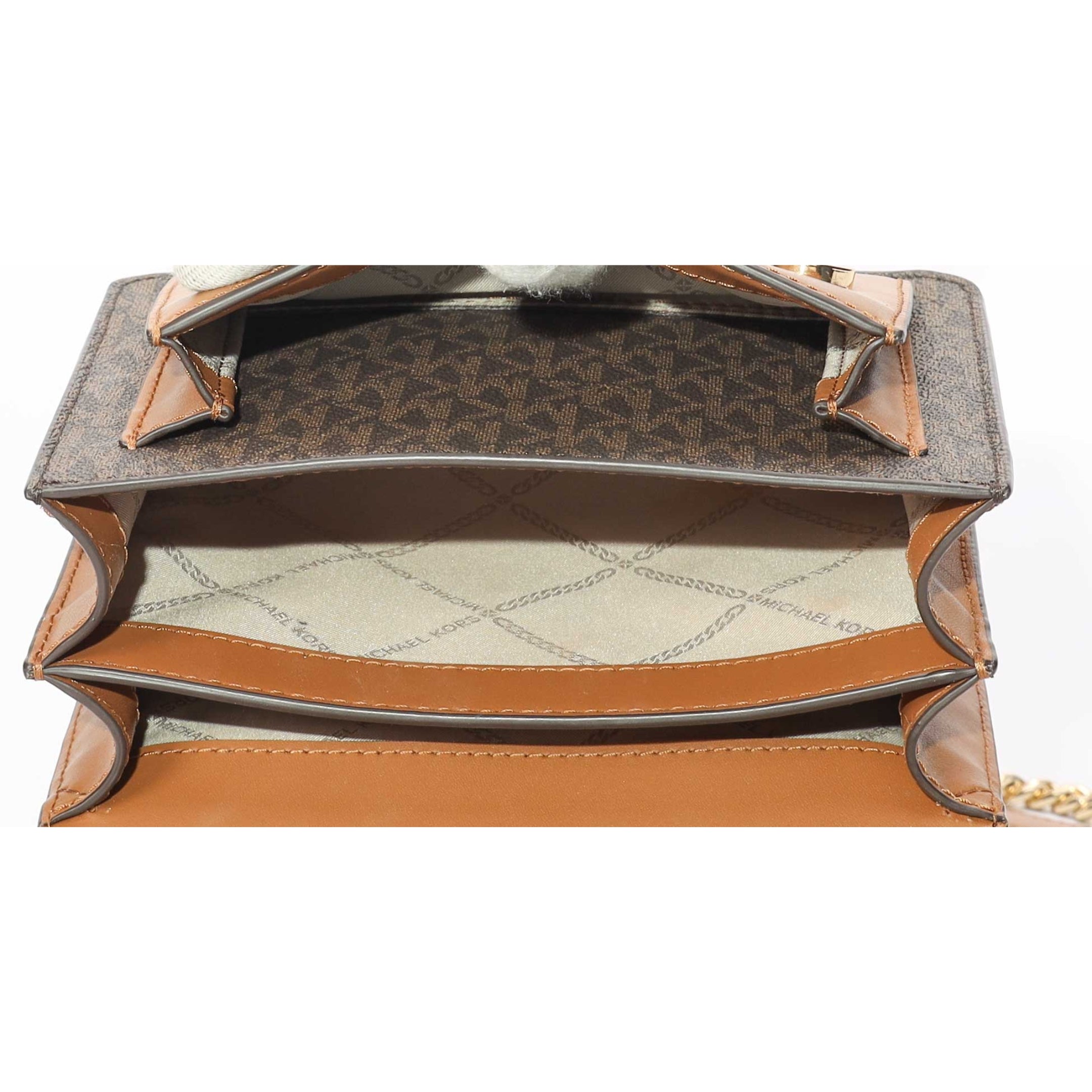 Michael Kors Jade Chain Handle Logo Crossbody Bag 