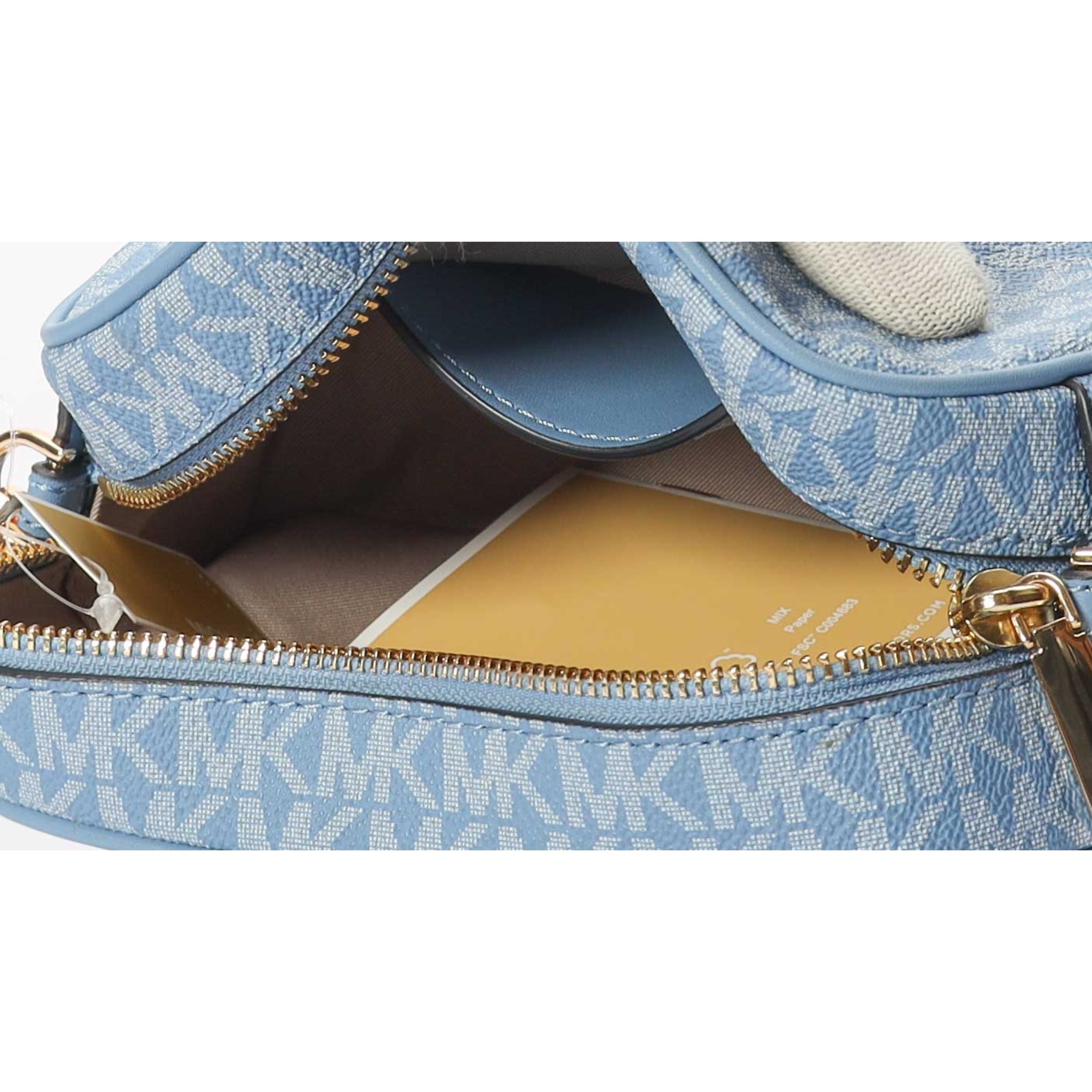 Michael Kors Jet Set Signature Logo Camera Crossbody Bag