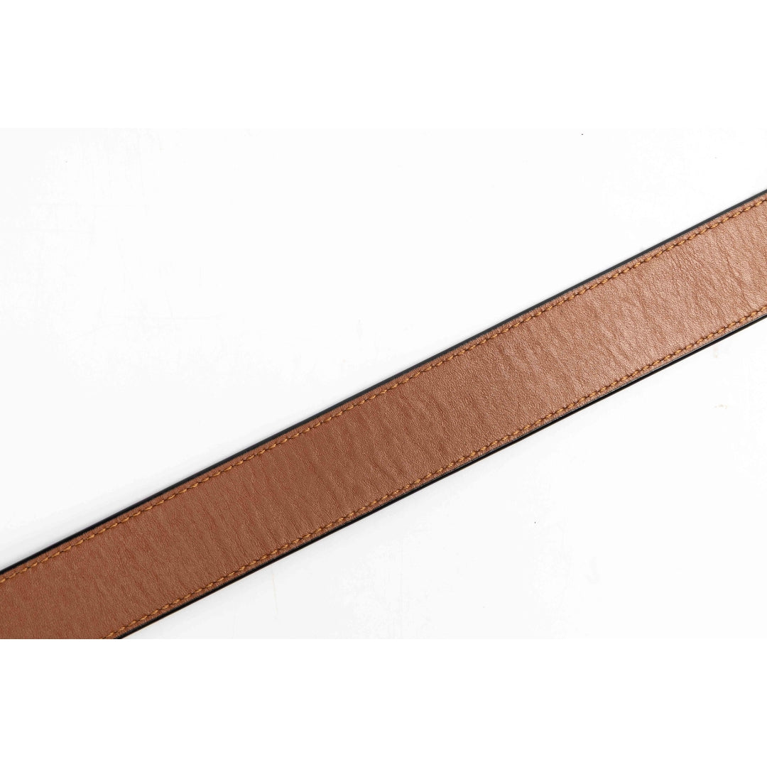 Coach Signature Buckle Reversible Belt