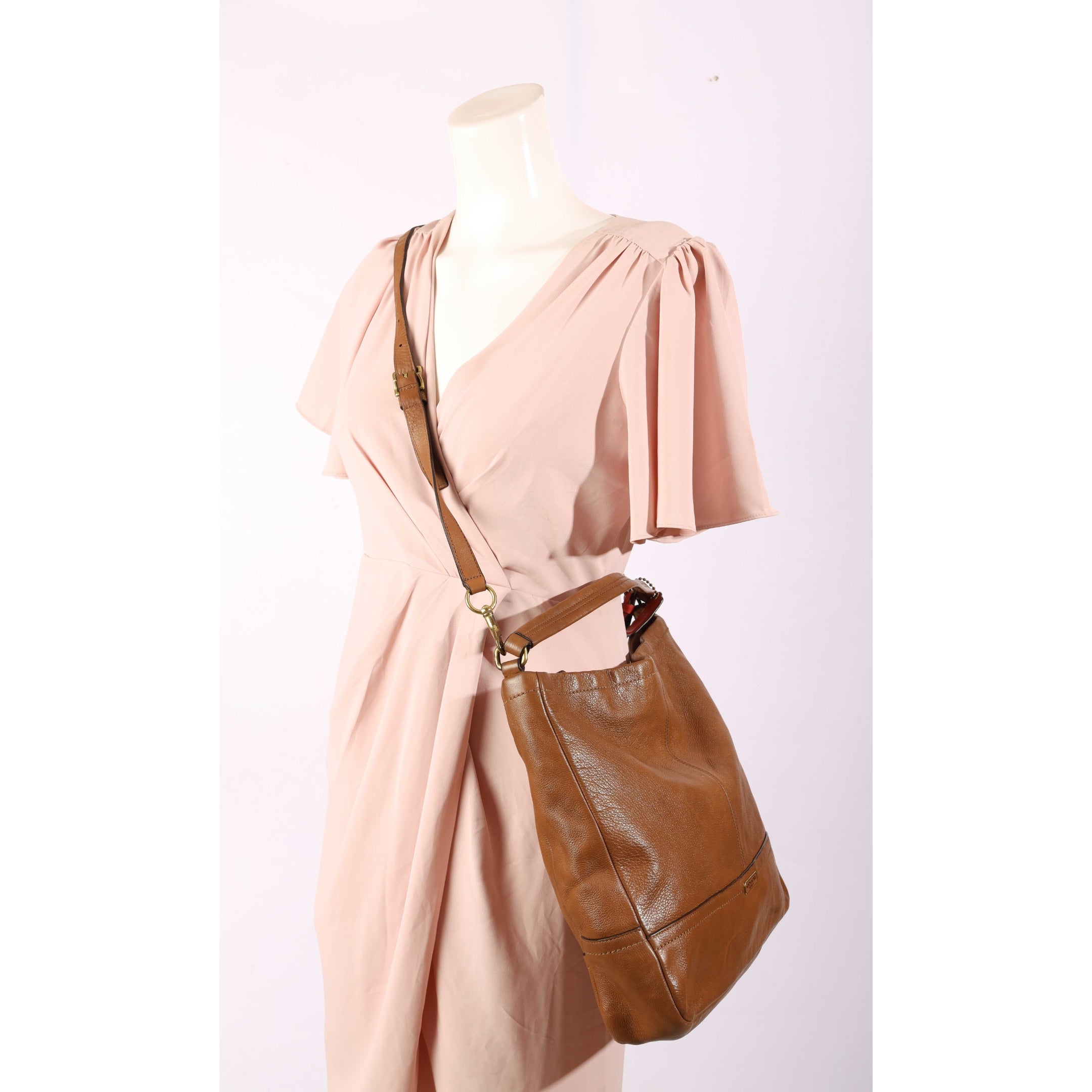 Coach Tan Park Convertible Hobo Bag