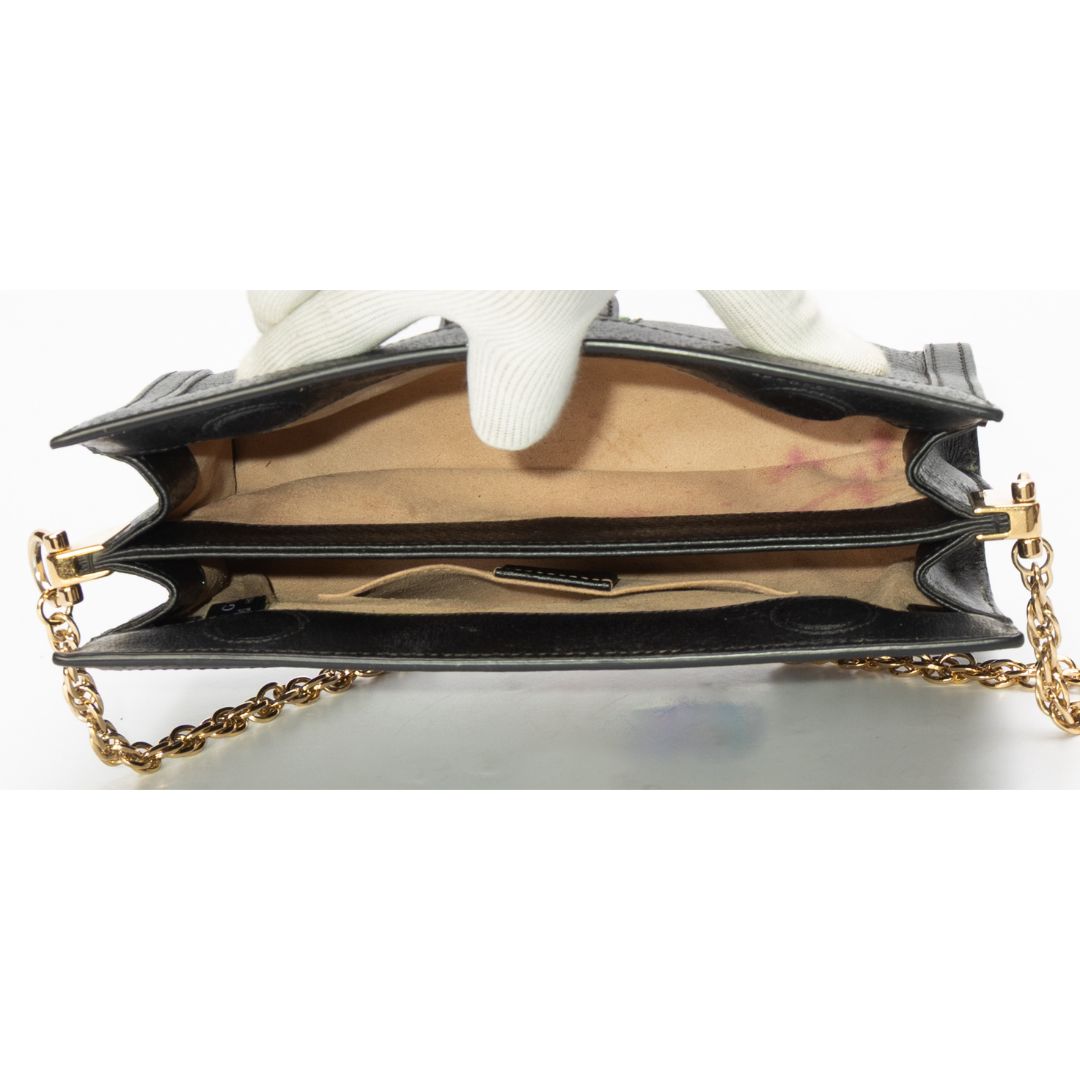 Gucci Black Ophidia GG Shoulder Bag