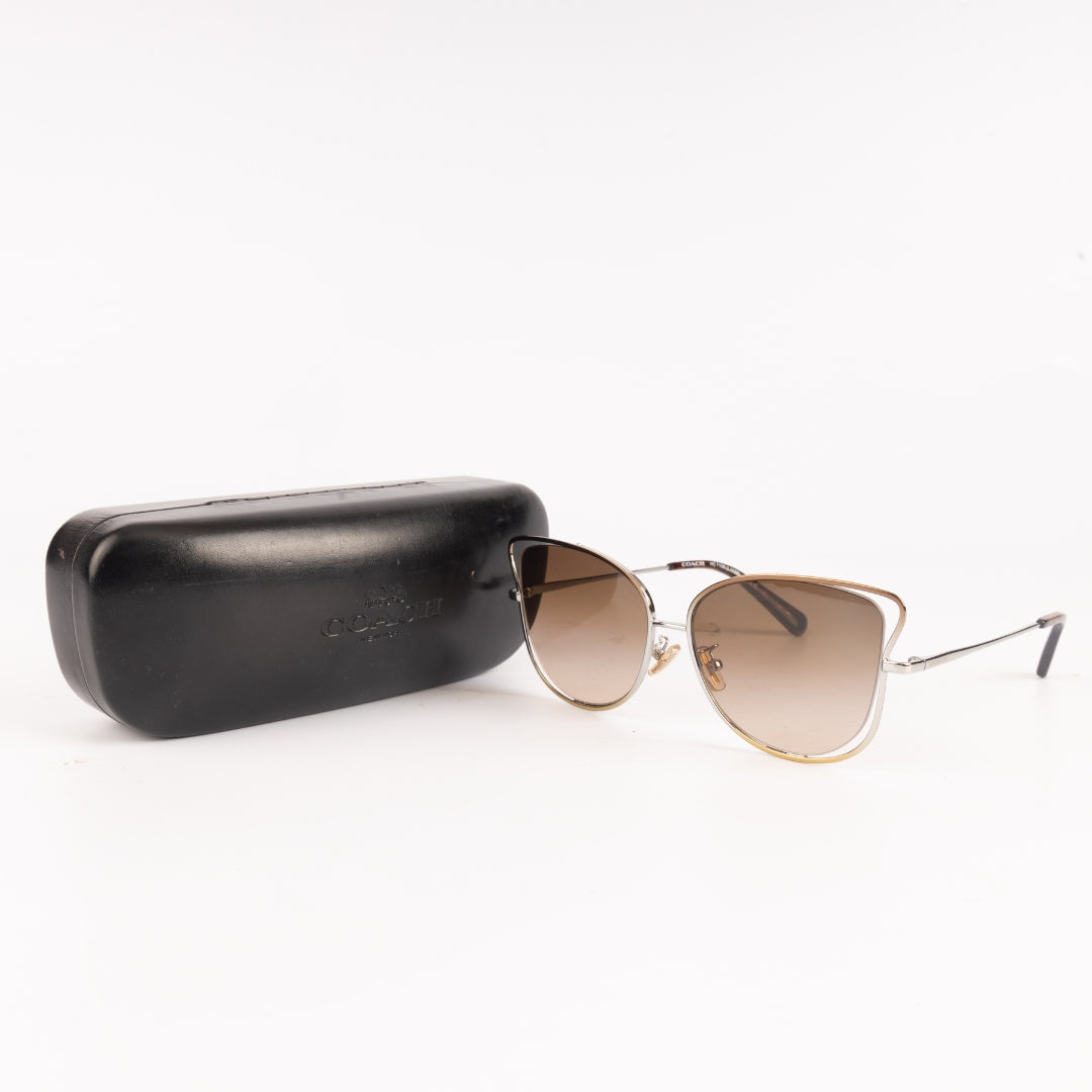Coach Smoke Gradient Butterfly Sunglasses