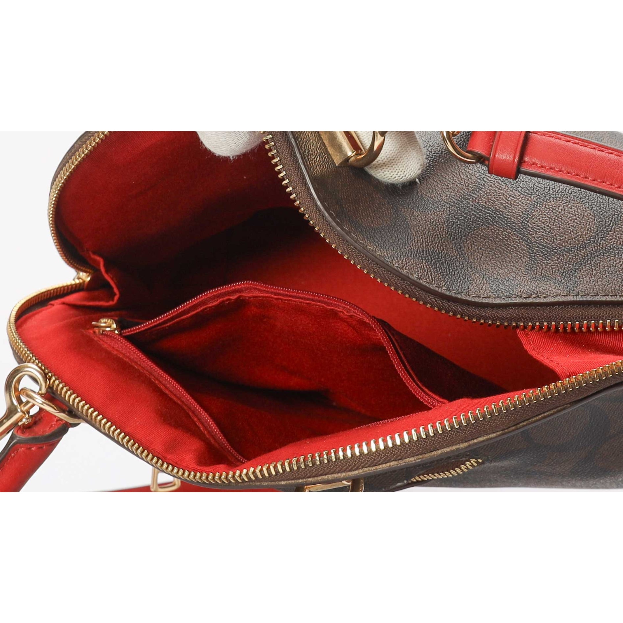 Coach Katy Signature Canvas Satchel