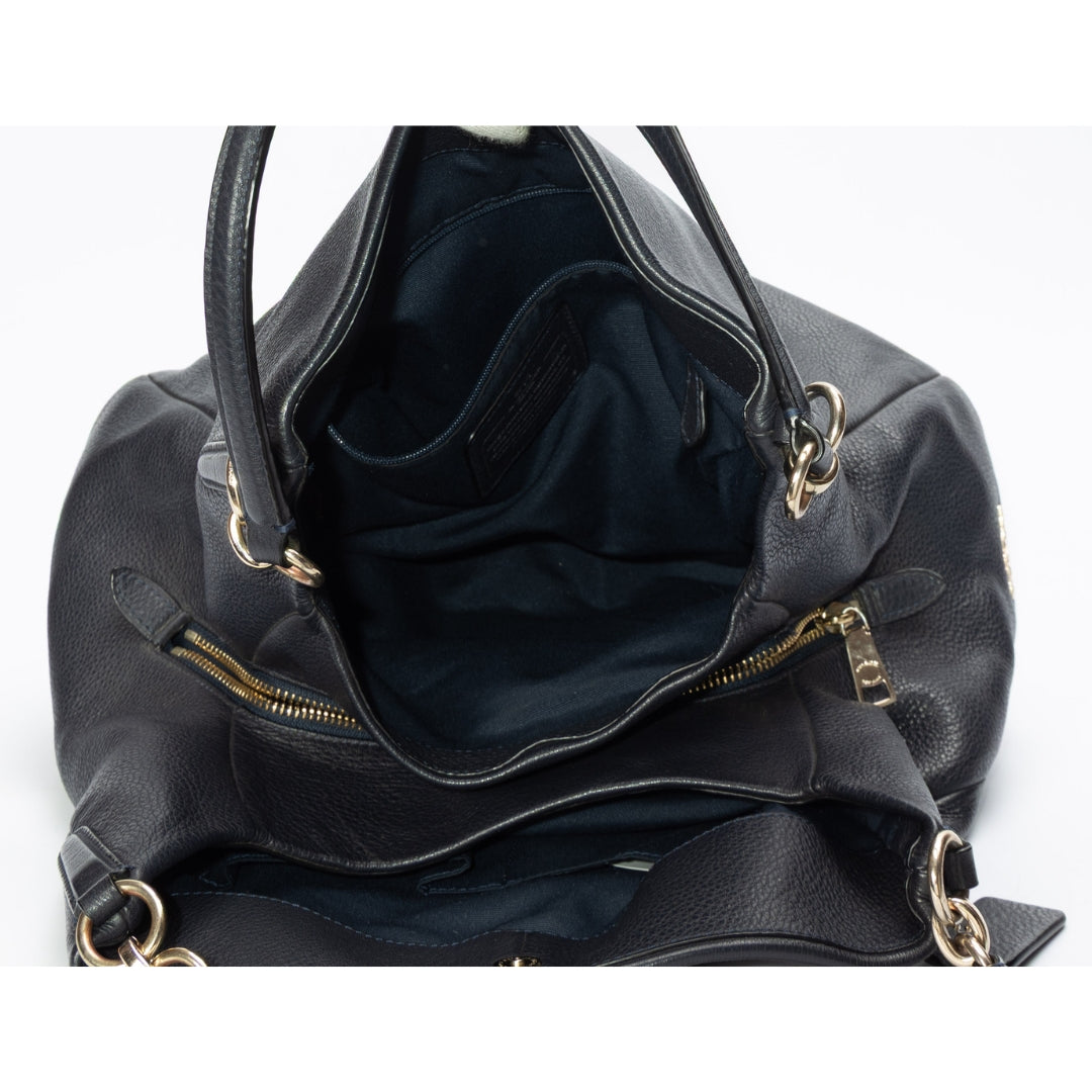 Coach Black Edie Shoulder Bag