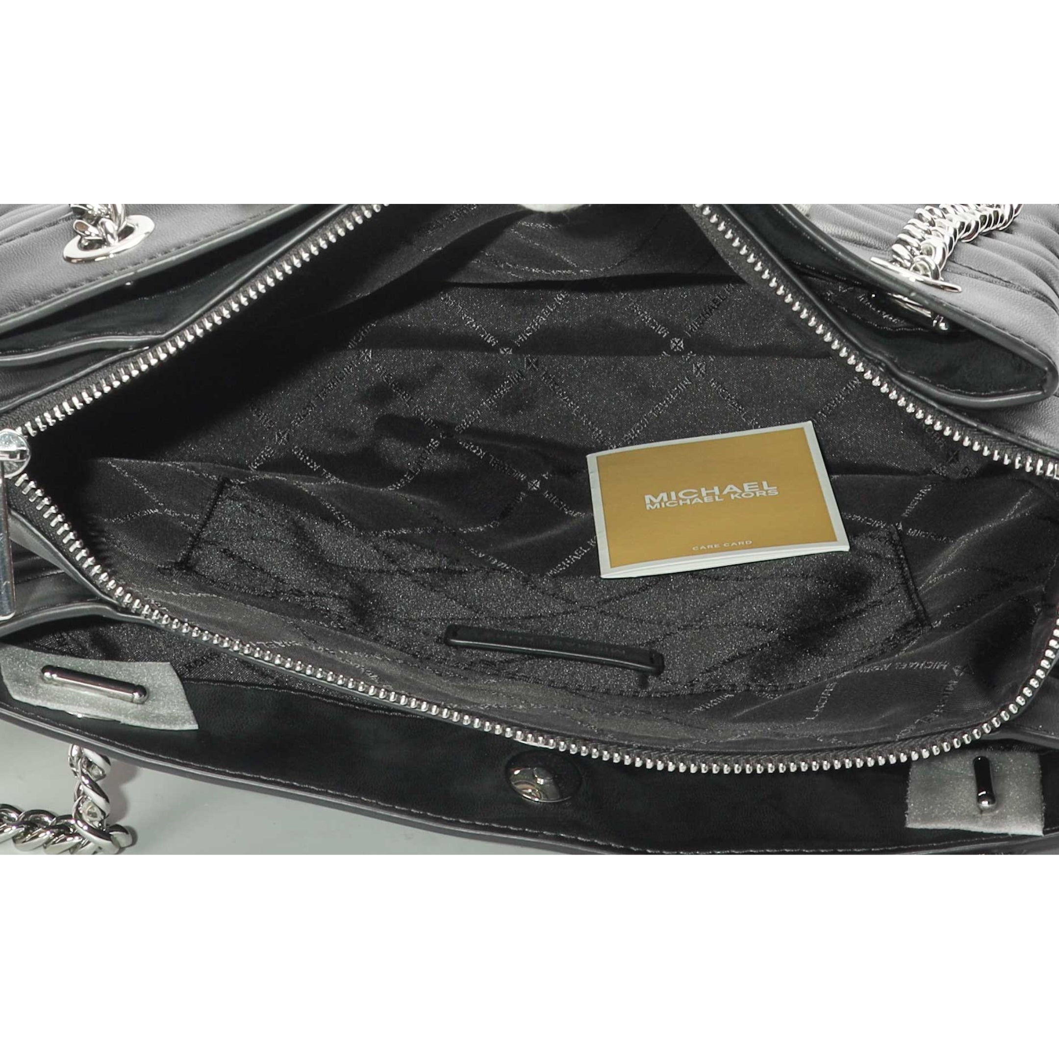 Michael Kors Whitney Black Quilted Tote