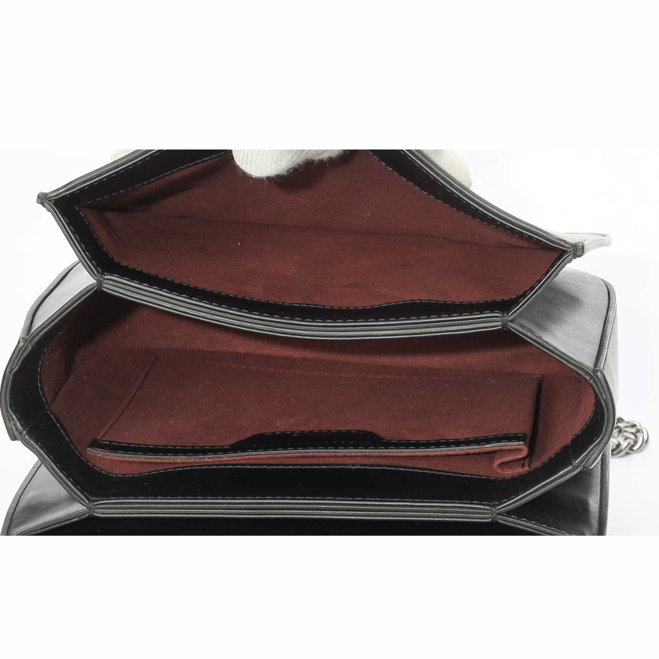 Stella McCartney Black Falabella Star Box Cross Body Bag
