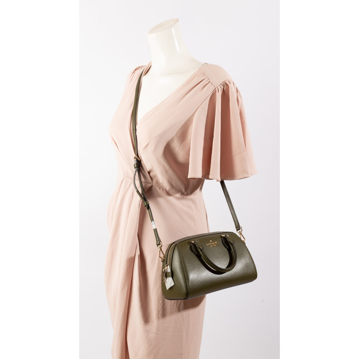 Kate Spade Green Madison Duffle Crossbody Bag