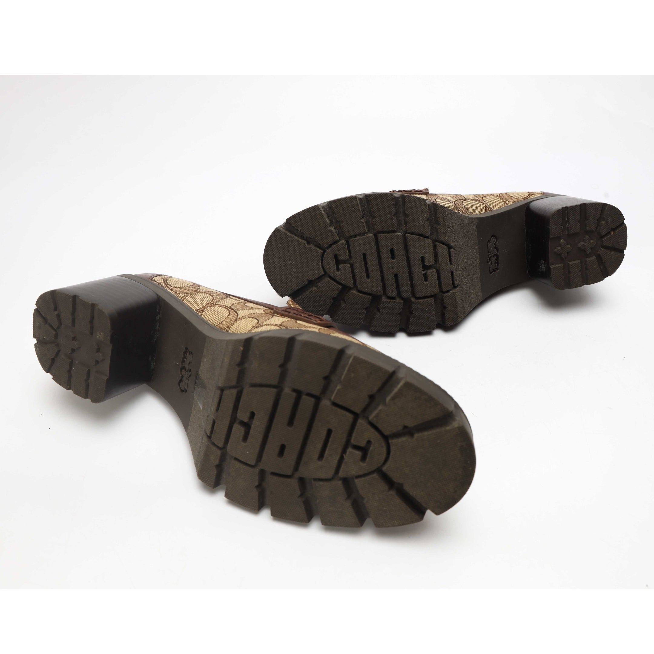 Coach Ruthie Signature Canvas Loafers