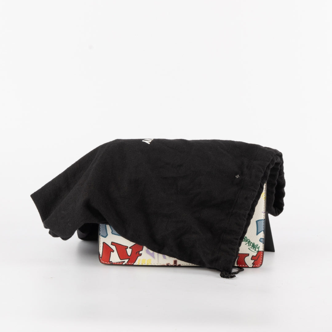 DKNY Elissa Printed Faux Leather Crossbody Bag