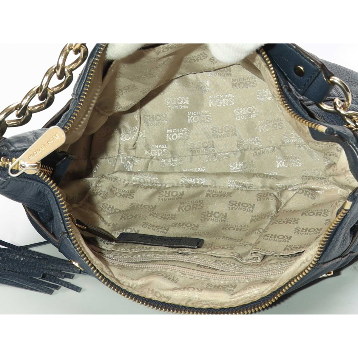 Michael Kors Blue Convertible Shoulder bag