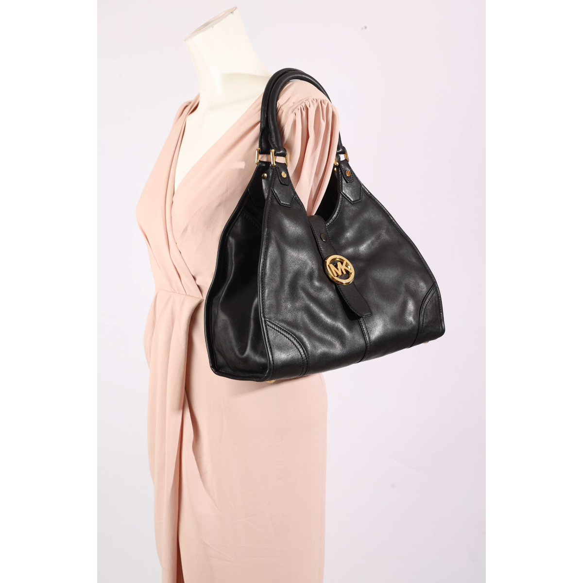 Michael Kors Black Hudson Hobo