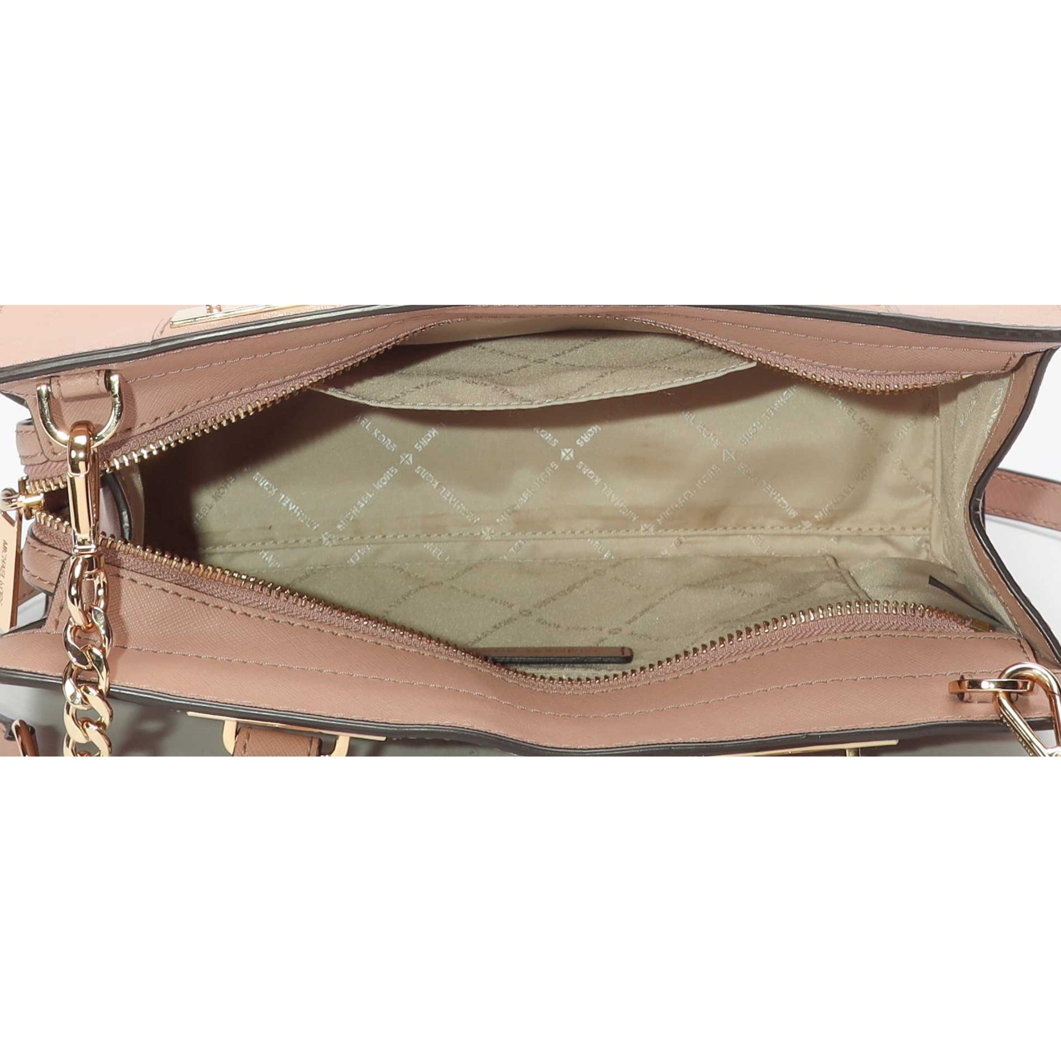 Michael Kors Quinn Pink Large Convertible Satchel