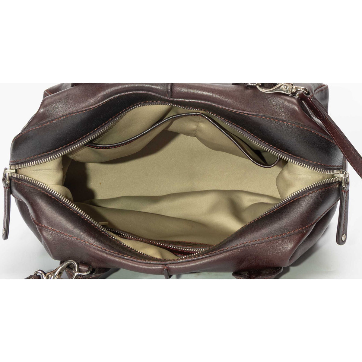 Tod's Brown D Cube Convertible Satchel