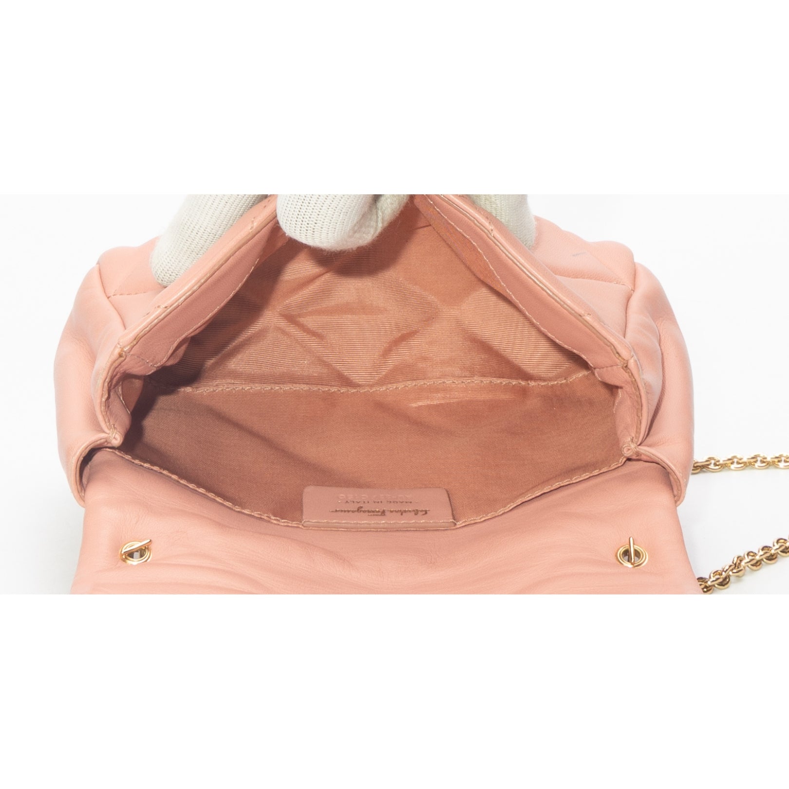 Salvatore Ferragamo Vara Pink Crossbody Bag