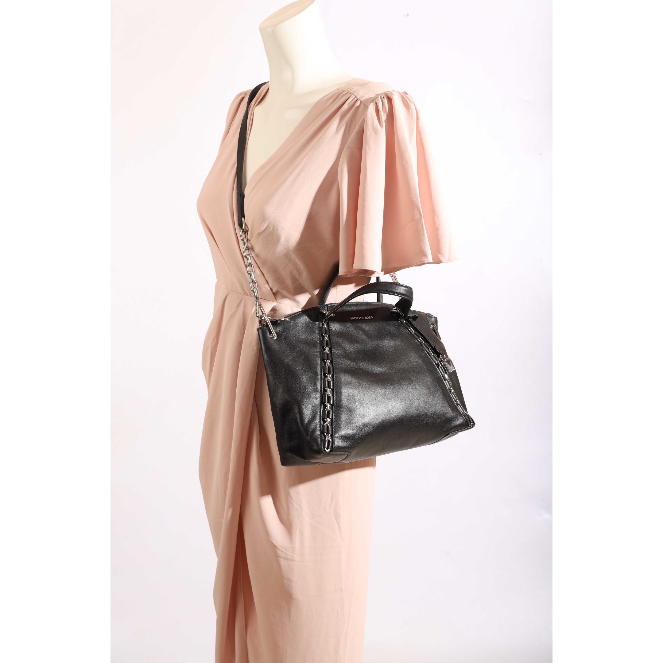 Michael Kors Black Sadie Convertible Satchel